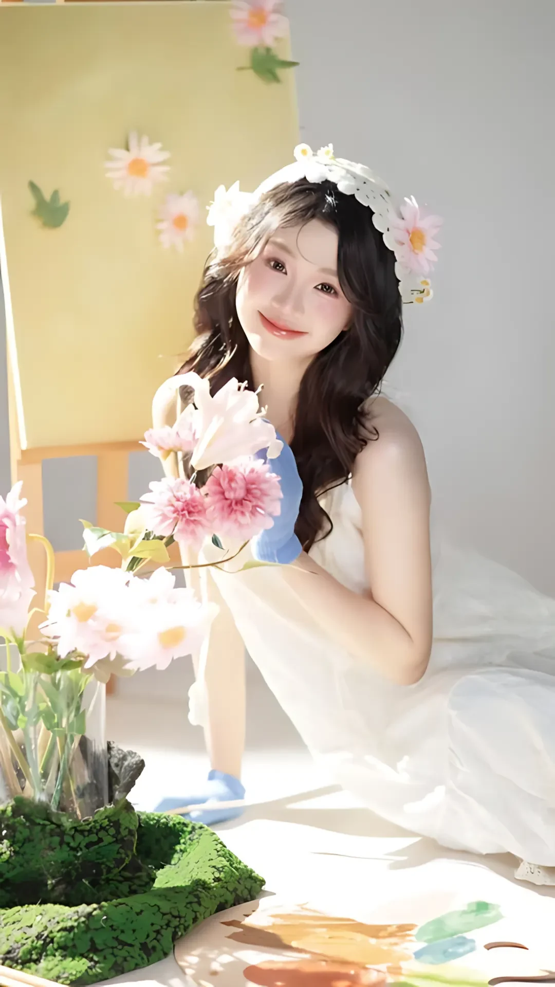 Hình Ảnh Gái Xinh Với Hoa Khiến Dân Mạng Ngẩn Ngơ Ngắm Mãi