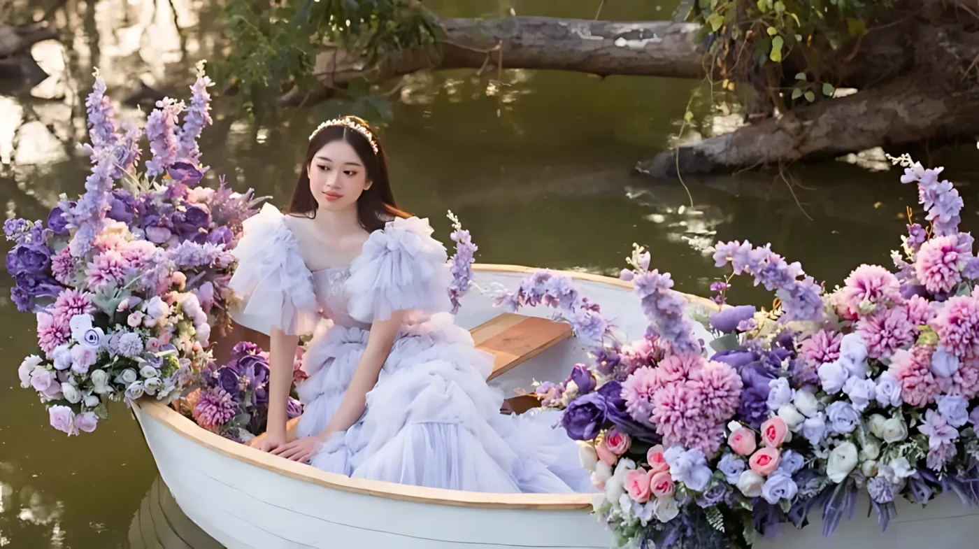 Hình Ảnh Gái Xinh Với Hoa Khiến Dân Mạng Ngẩn Ngơ Ngắm Mãi