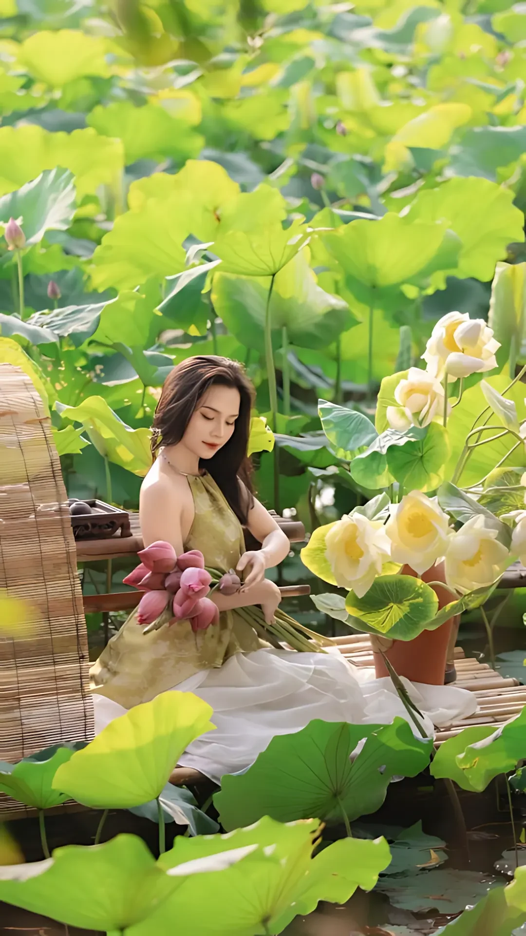 Hình Ảnh Gái Xinh Với Hoa Khiến Dân Mạng Ngẩn Ngơ Ngắm Mãi