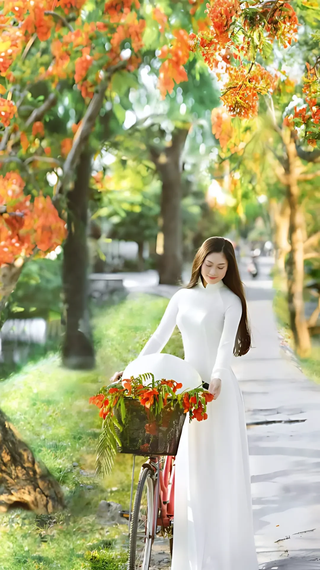 Ảnh gái xinh áo dài Việt Nam